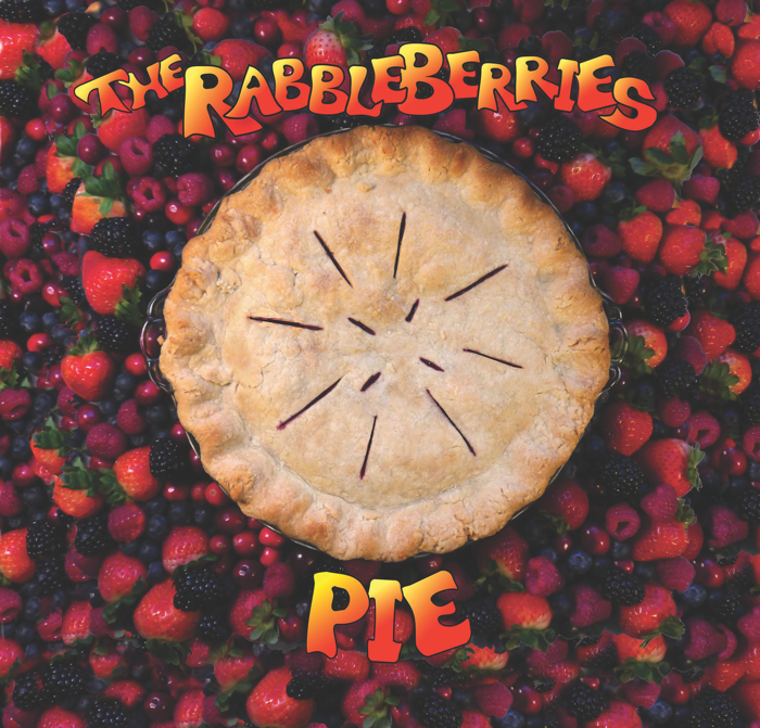 The RabbleBerries 'Pie' CD cover (2015)